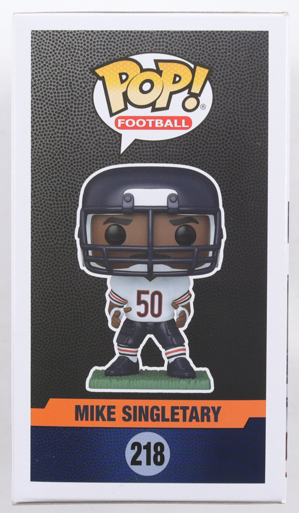 Mike Singletary Signed Bears #218 Mike Singletary Funko Pop! Vinyl Figure (Beckett) at PristineAuction.com Mike Singletary Signed Bears #218 Mike Singletary Funko Pop! Vinyl Figure (Beckett) at PristineAuction.com
