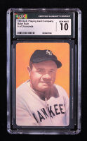 Babe Ruth 1973 Smithsonian Museum Playing Card (CGC 10) at PristineAuction.com