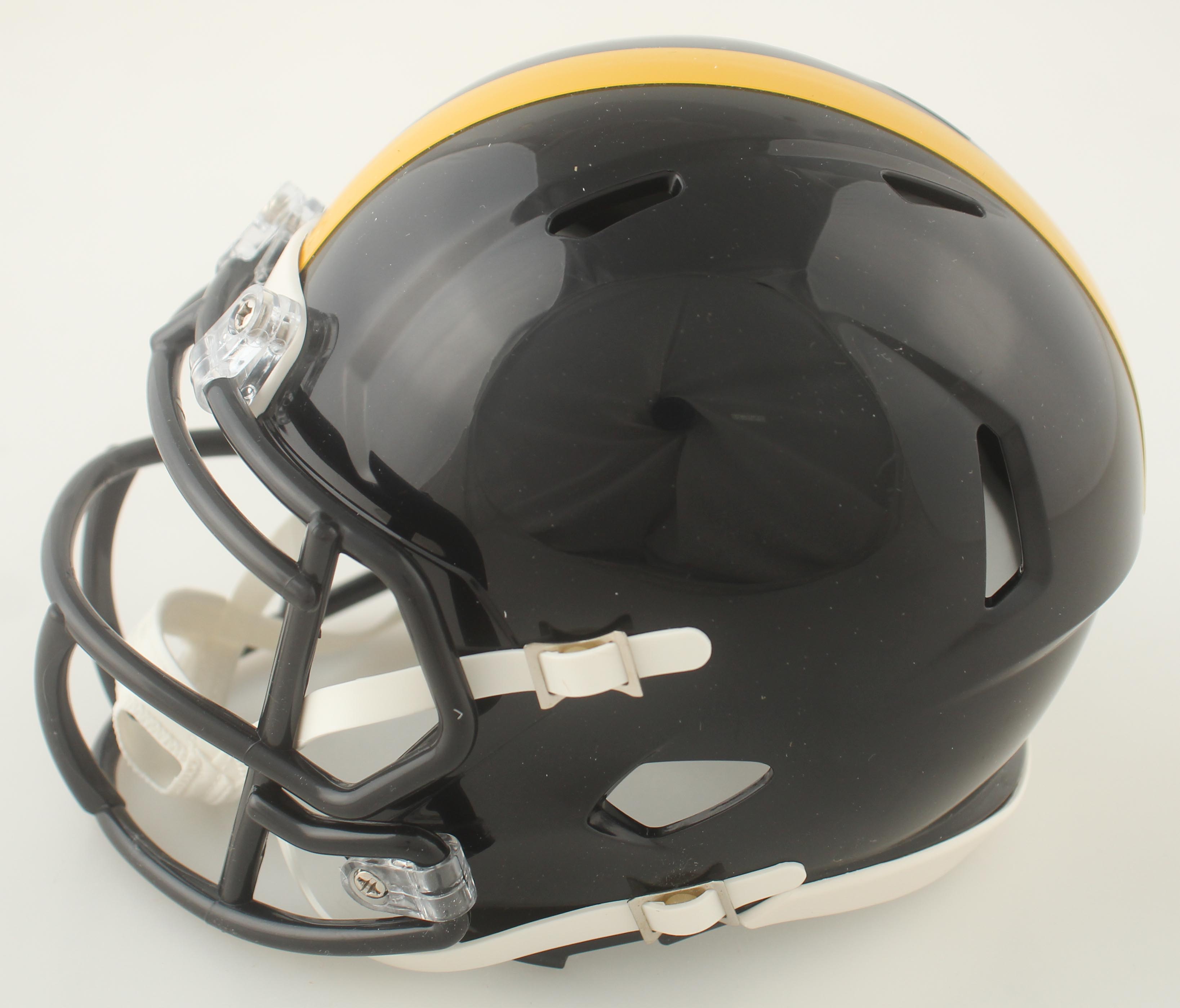 Calvin Austin Signed Steelers Speed Mini Helmet (Beckett) at PristineAuction.com Calvin Austin Signed Steelers Speed Mini Helmet (Beckett) at PristineAuction.com
