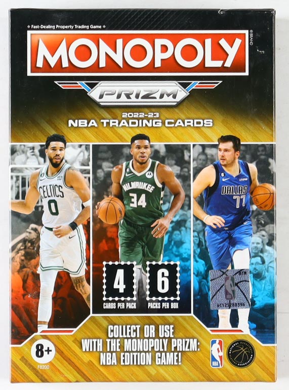 2022-23 Panini Prizm Monopoly Basketball Booster Box with (6) Packs at PristineAuction.com 2022-23 Panini Prizm Monopoly Basketball Booster Box with (6) Packs at PristineAuction.com