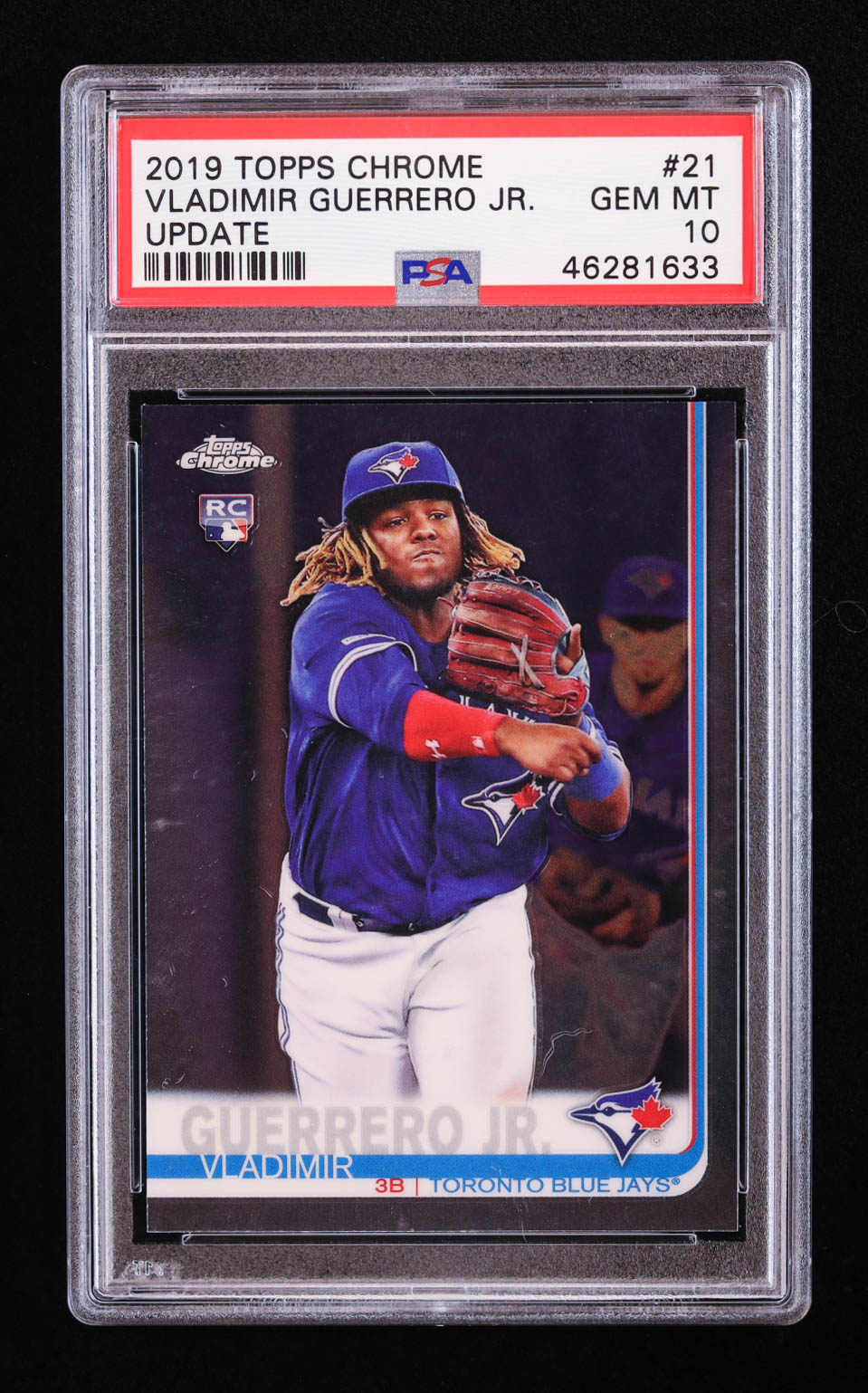 Vladimir Guerrero Jr. 2019 Topps Chrome Update #21 RC (PSA 10) at PristineAuction.com Vladimir Guerrero Jr. 2019 Topps Chrome Update #21 RC (PSA 10) at PristineAuction.com