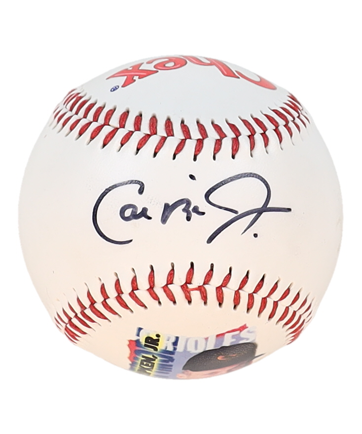 Cal Ripken Jr. Signed Commemorative Fotoball Portrait Baseball (JSA) at PristineAuction.com Cal Ripken Jr. Signed Commemorative Fotoball Portrait Baseball (JSA) at PristineAuction.com