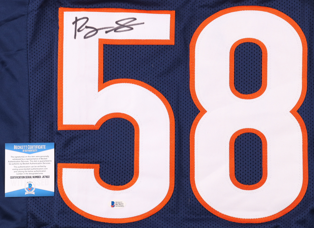 Roquan Smith Signed Jersey (Beckett) at PristineAuction.com Roquan Smith Signed Jersey (Beckett) at PristineAuction.com