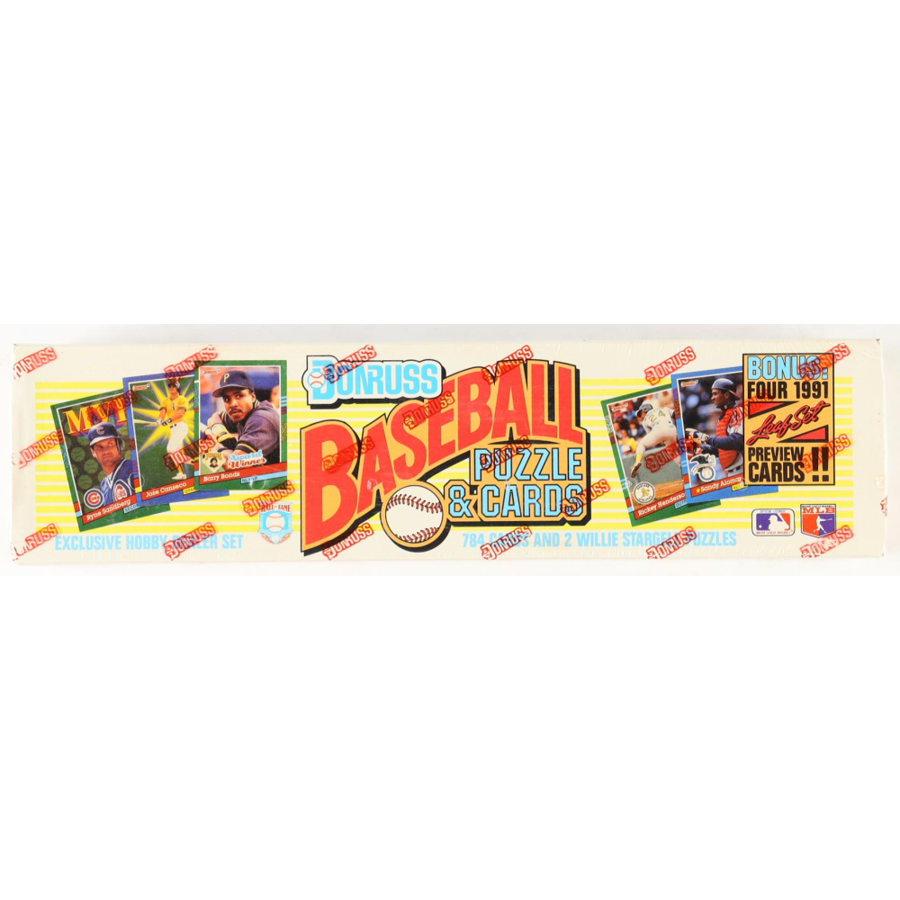 1991 Donruss MLB Baseball Puzzle & Card Complete Factory Set at PristineAuction.com