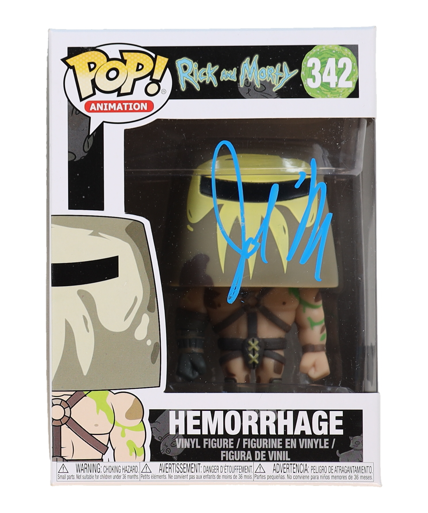 Joel McHale Signed "Rick and Morty" #342 Hemmorhage Funko Pop! Vinyl Figure (Beckett) at PristineAuction.com Joel McHale Signed "Rick and Morty" #342 Hemmorhage Funko Pop! Vinyl Figure (Beckett) at PristineAuction.com