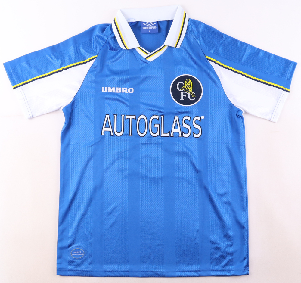 Gianfranco Zola Signed Jersey (Beckett) at PristineAuction.com Gianfranco Zola Signed Jersey (Beckett) at PristineAuction.com