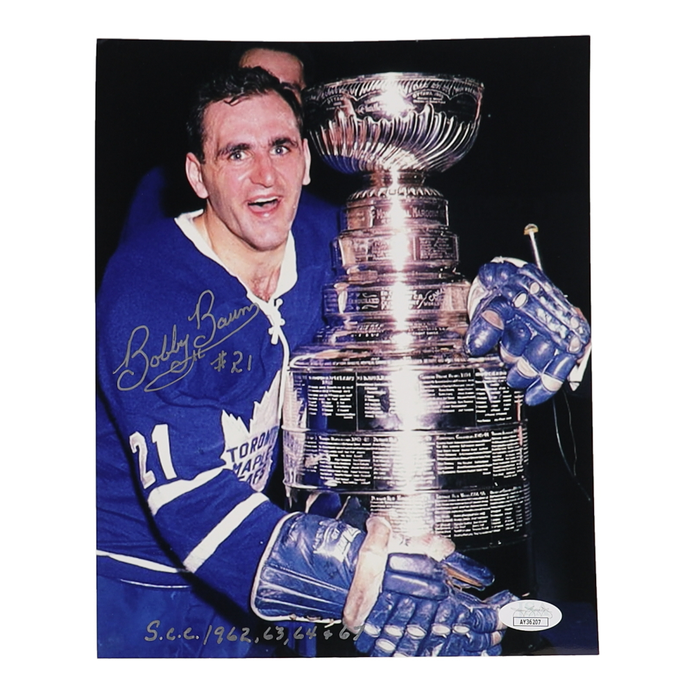 Bobby Baun Signed Maple Leafs 8x10 Photo (JSA) at PristineAuction.com