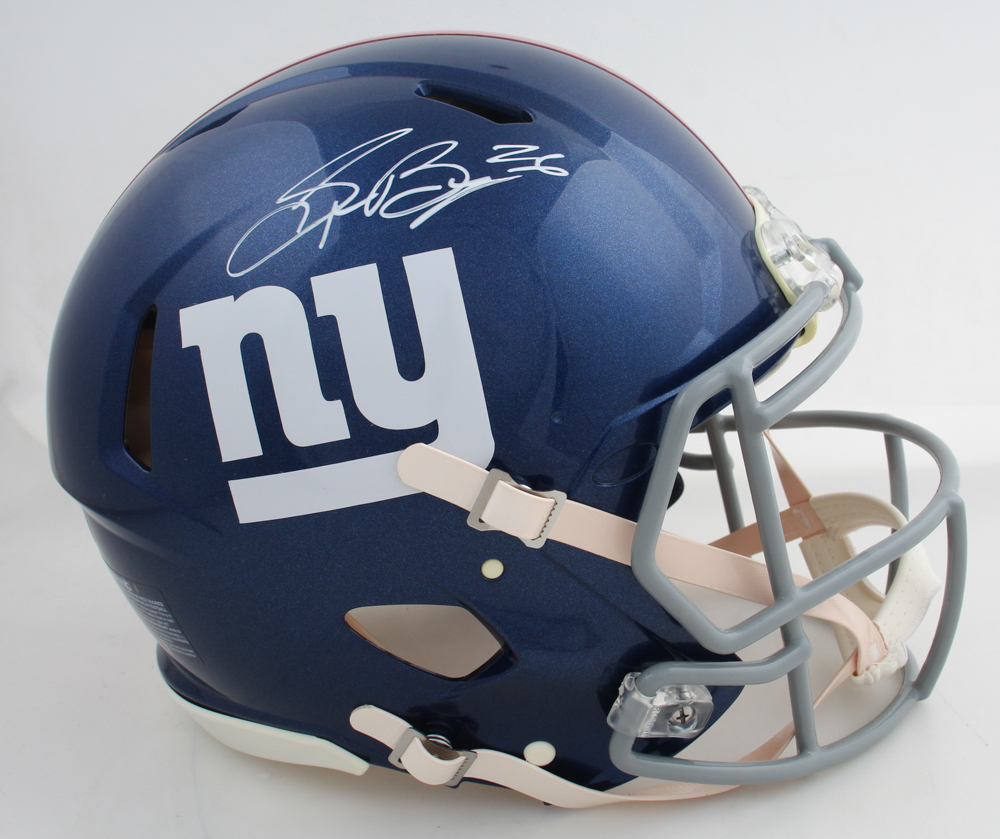 Saquon Barkley Signed Giants Full-Size Authentic Speed Helmet (Beckett) at PristineAuction.com Saquon Barkley Signed Giants Full-Size Authentic Speed Helmet (Beckett) at PristineAuction.com