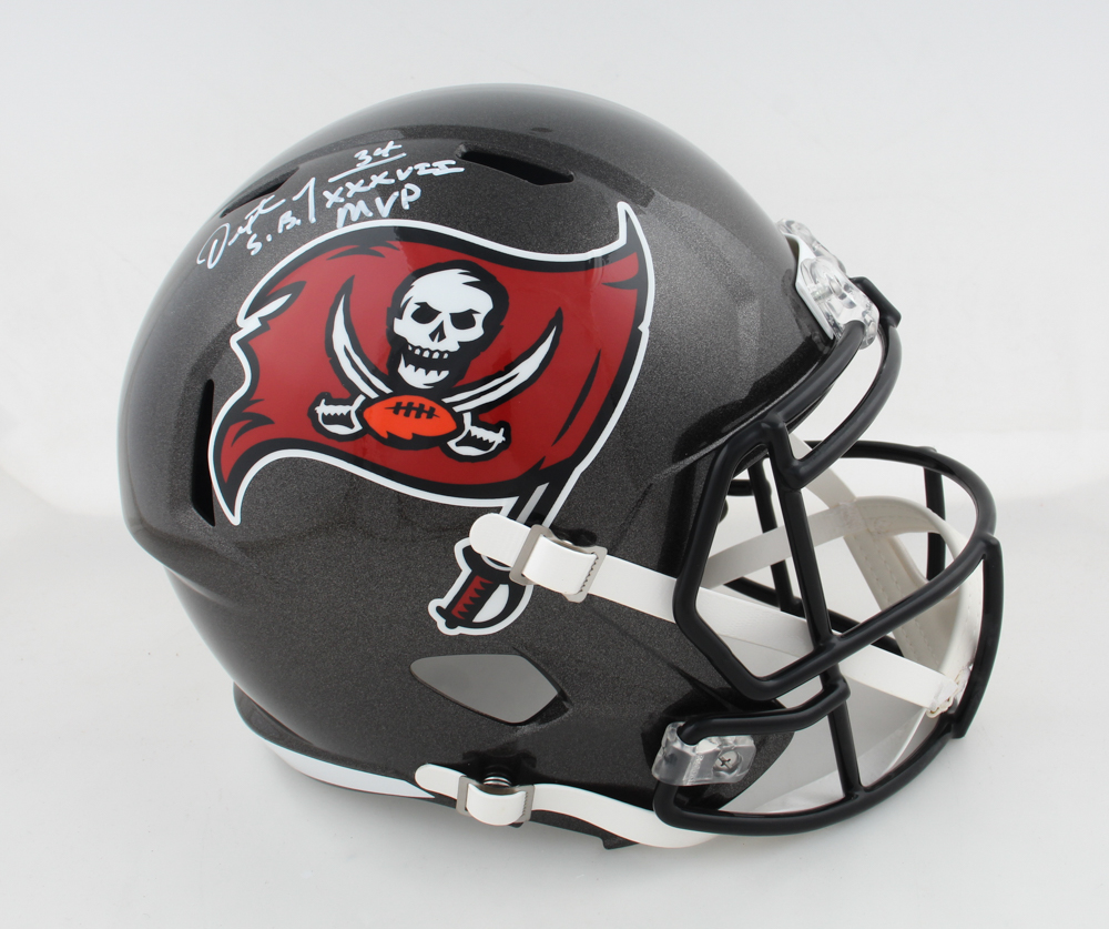 Dexter Jackson Signed Buccaneers Full-Size Speed Helmet Inscribed "S.B. XXXVII MVP" (JSA) at PristineAuction.com Dexter Jackson Signed Buccaneers Full-Size Speed Helmet Inscribed "S.B. XXXVII MVP" (JSA) at PristineAuction.com