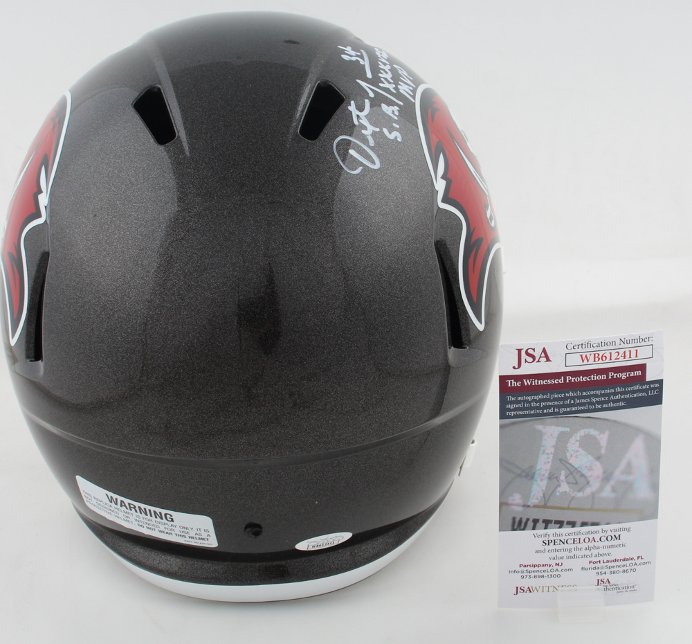 Dexter Jackson Signed Buccaneers Full-Size Speed Helmet Inscribed "S.B. XXXVII MVP" (JSA) at PristineAuction.com Dexter Jackson Signed Buccaneers Full-Size Speed Helmet Inscribed "S.B. XXXVII MVP" (JSA) at PristineAuction.com