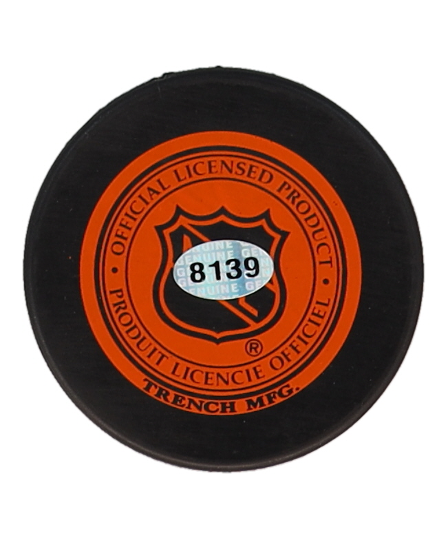 Martin Brodeur Signed Devils Logo Hockey Puck (UDA) at PristineAuction.com Martin Brodeur Signed Devils Logo Hockey Puck (UDA) at PristineAuction.com
