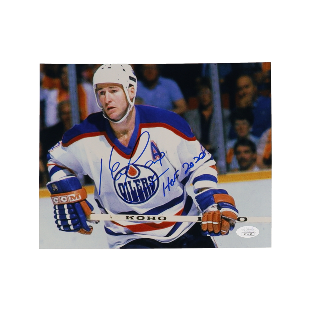 Kevin Lowe Signed Oilers 8x10 Photo Inscribed "HOF 2020" (JSA) at PristineAuction.com