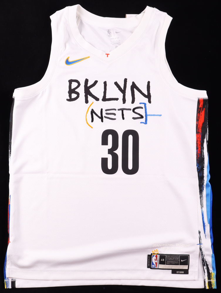 Seth Curry Signed Nets Jersey Inscribed "Basquiat Brooklyn!" (JSA) at PristineAuction.com Seth Curry Signed Nets Jersey Inscribed "Basquiat Brooklyn!" (JSA) at PristineAuction.com
