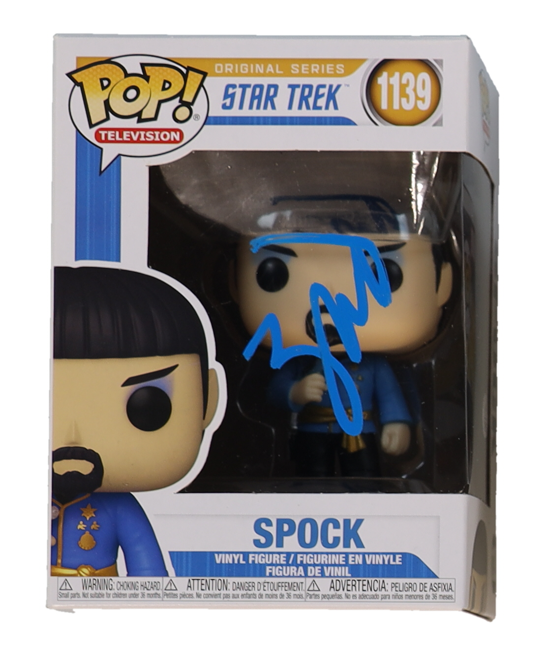 Zachary Quinto Signed "Star Trek: Original Series" #1139 Spock Funko Pop! Vinyl Figure (JSA) at PristineAuction.com Zachary Quinto Signed "Star Trek: Original Series" #1139 Spock Funko Pop! Vinyl Figure (JSA) at PristineAuction.com