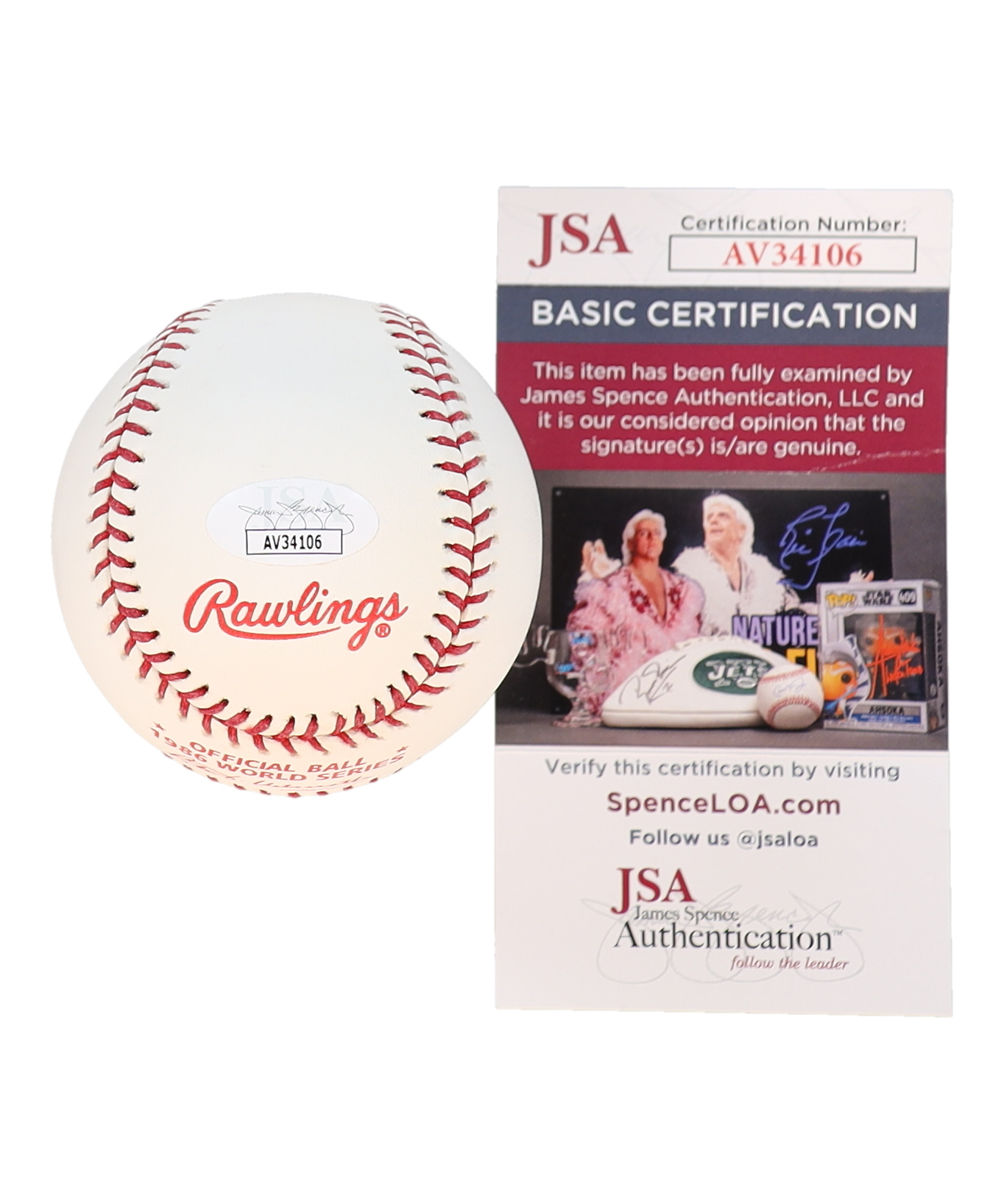 Dwight "Doc" Gooden Signed 1986 World Series Baseball Inscribed "86 W.S.C" (JSA) at PristineAuction.com Dwight "Doc" Gooden Signed 1986 World Series Baseball Inscribed "86 W.S.C" (JSA) at PristineAuction.com