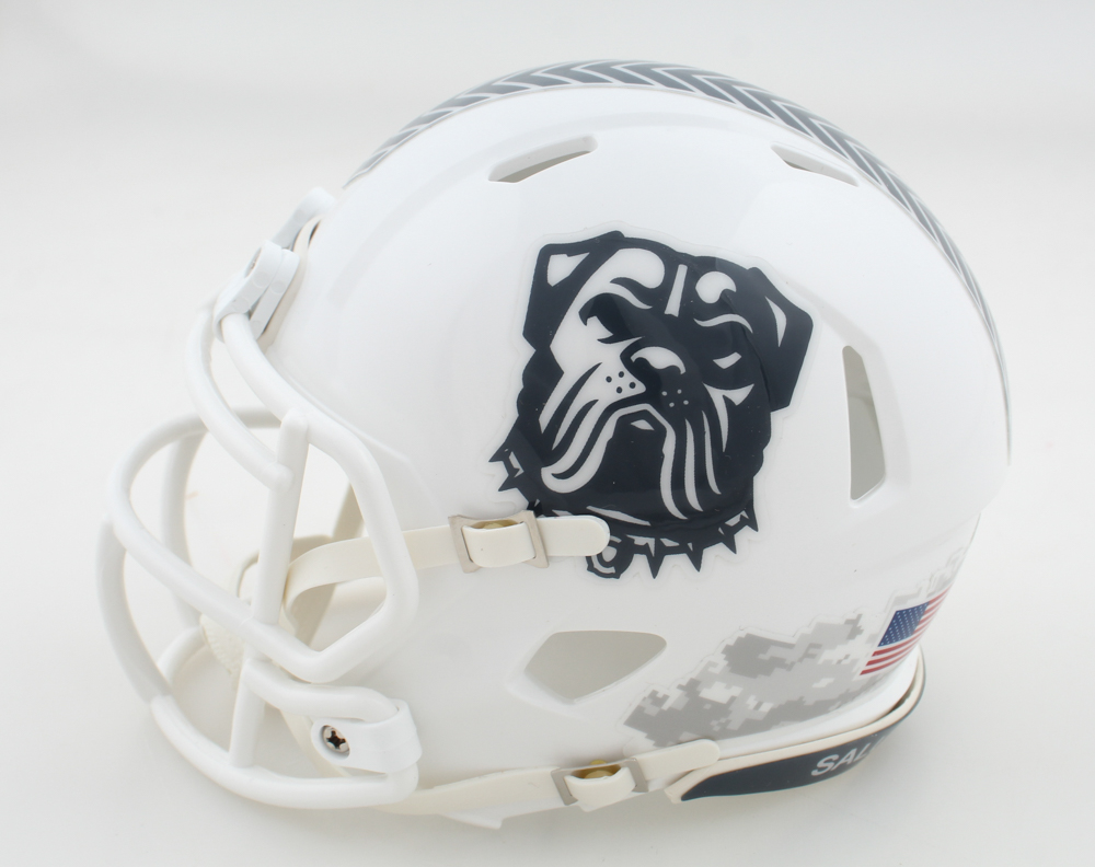 Joe Thomas Signed Browns 2024 Salute To Service Speed Mini Helmet (Schwartz) at PristineAuction.com Joe Thomas Signed Browns 2024 Salute To Service Speed Mini Helmet (Schwartz) at PristineAuction.com