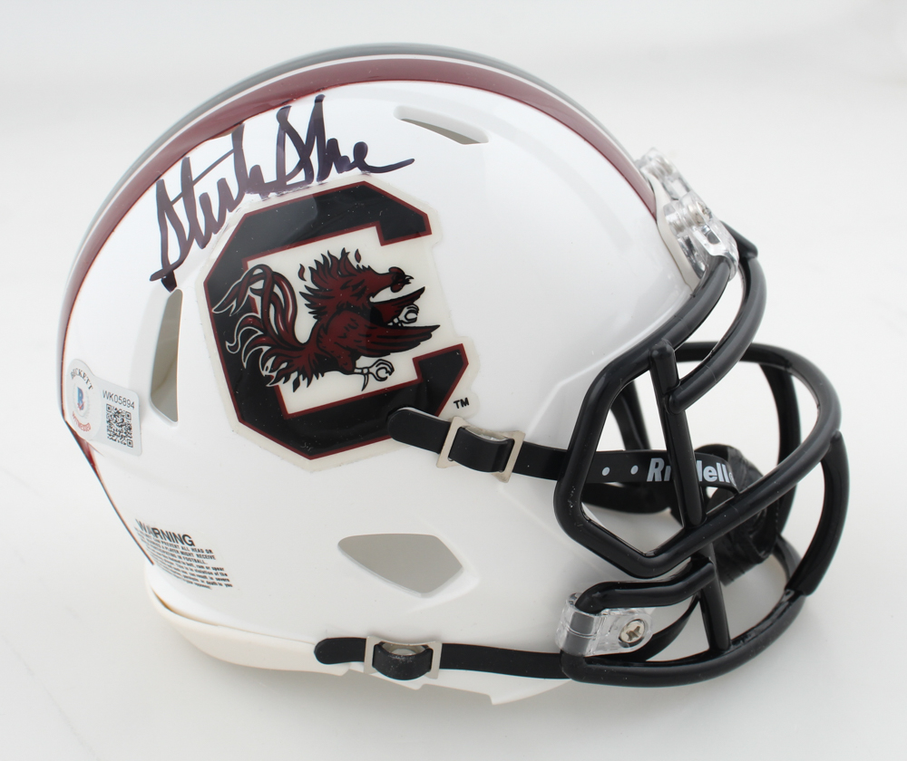 Sterling Sharpe Signed Gamecocks Speed Mini Helmet (Beckett) at PristineAuction.com Sterling Sharpe Signed Gamecocks Speed Mini Helmet (Beckett) at PristineAuction.com