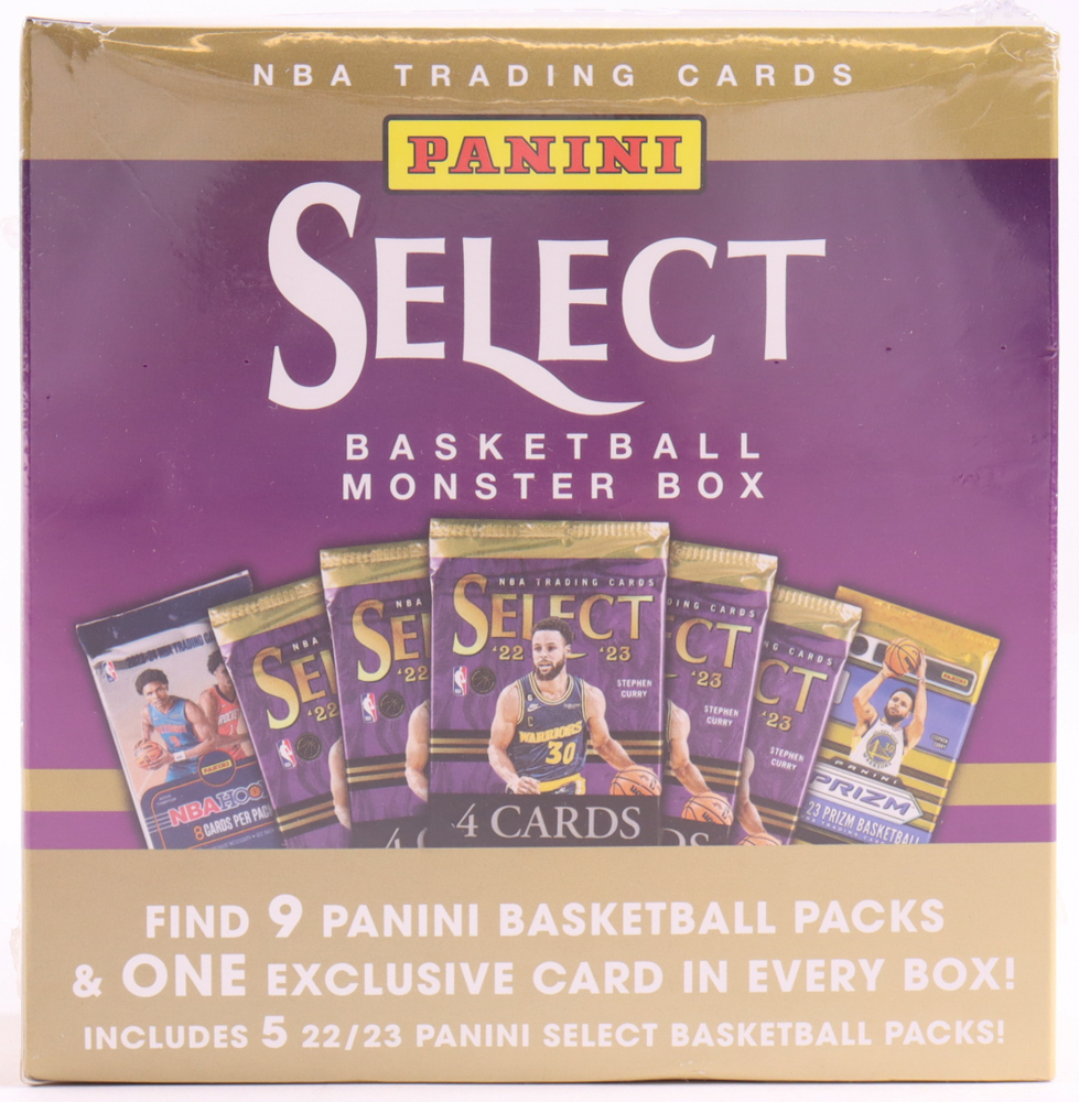 2022-23 Panini Select Basketball Monster Box Bundle with (9) Packs at PristineAuction.com 2022-23 Panini Select Basketball Monster Box Bundle with (9) Packs at PristineAuction.com