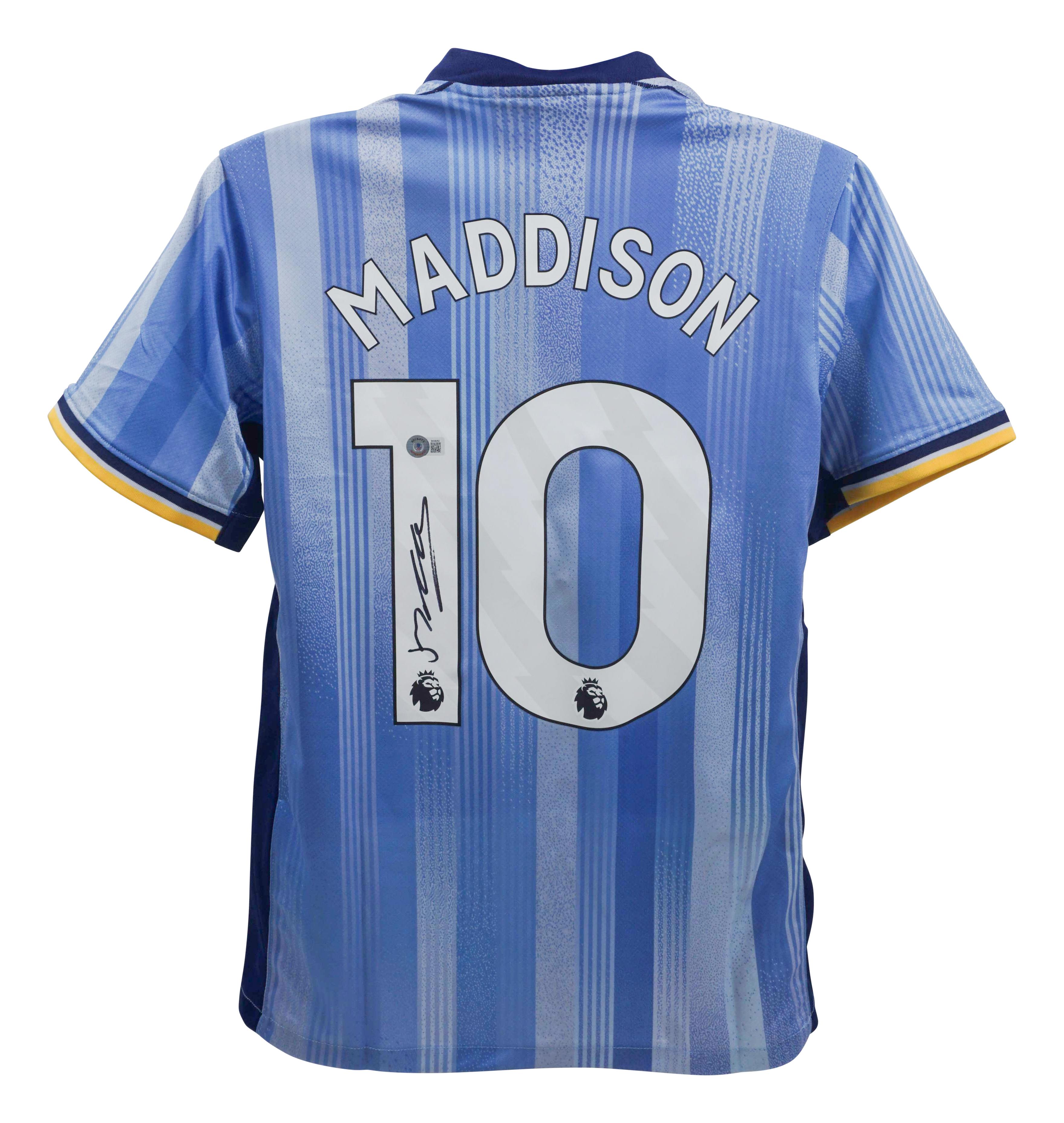 James Maddison Signed Tottenham Jersey (Beckett) at PristineAuction.com James Maddison Signed Tottenham Jersey (Beckett) at PristineAuction.com