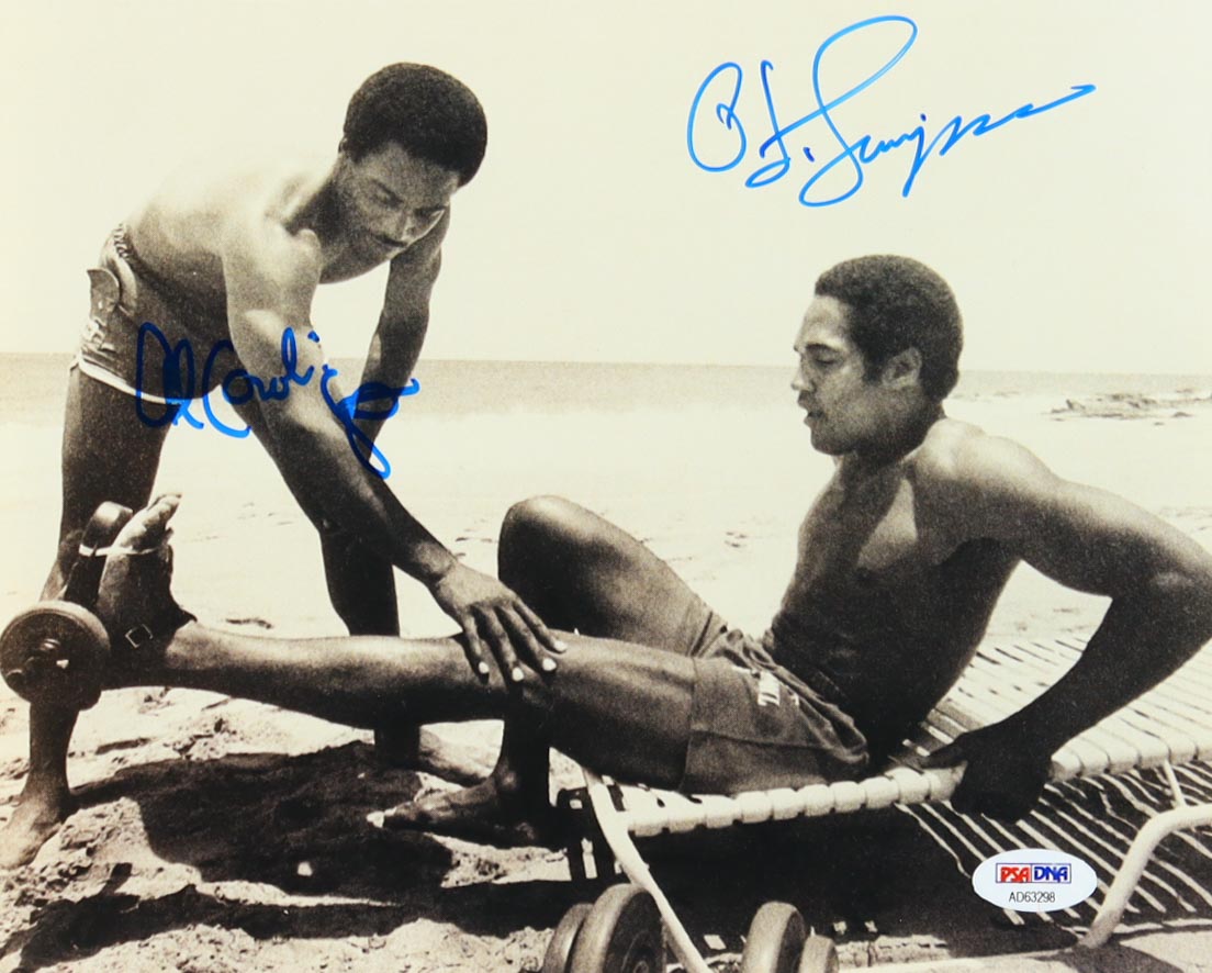 O.J. Simpson & Al Cowlings Signed 8x10 Photo (PSA) at PristineAuction.com O.J. Simpson & Al Cowlings Signed 8x10 Photo (PSA) at PristineAuction.com