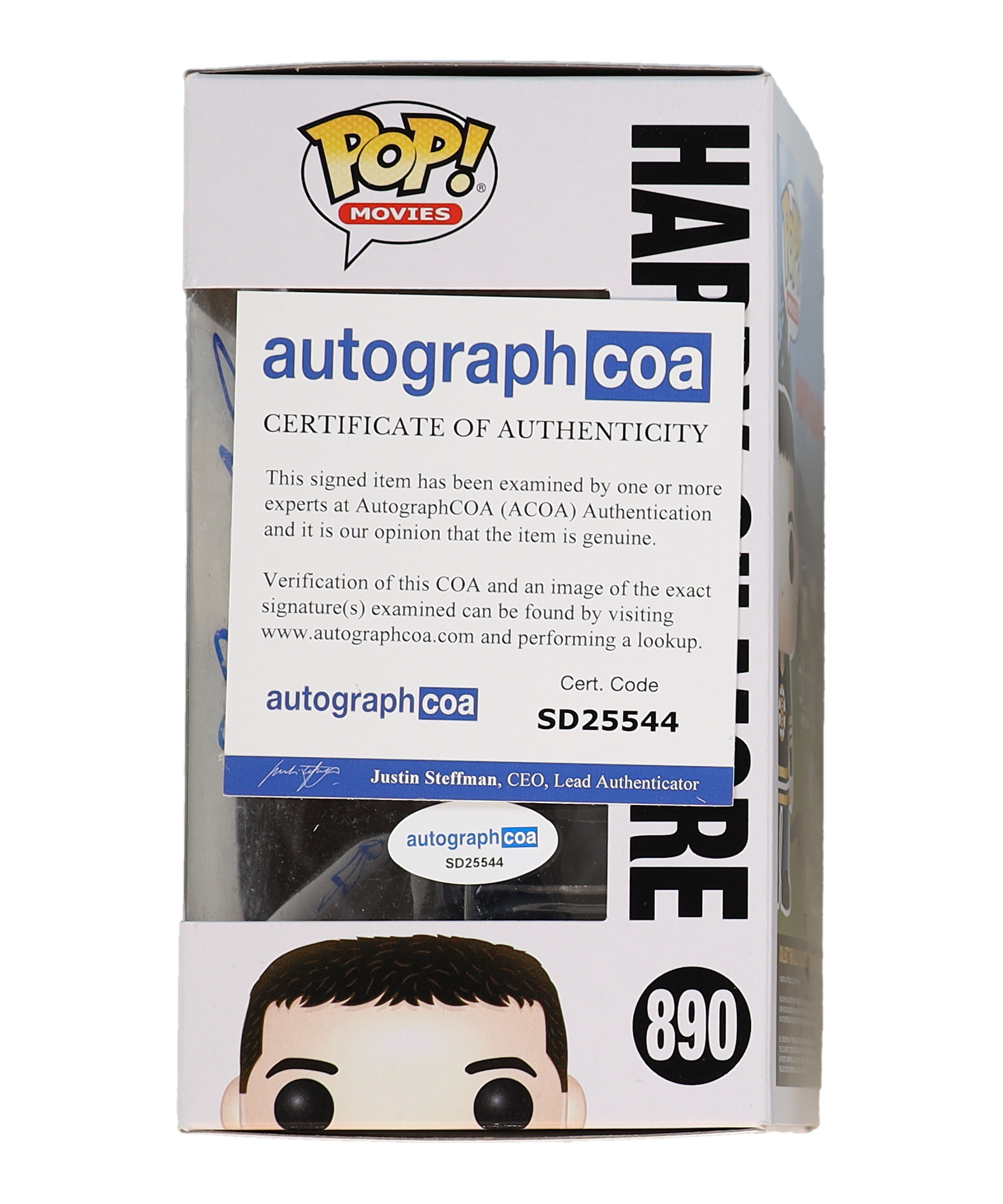 Adam Sandler Signed "Happy Gilmore" #890 Happy Gilmore Funko Pop! Vinyl Figure (ACOA) at PristineAuction.com Adam Sandler Signed "Happy Gilmore" #890 Happy Gilmore Funko Pop! Vinyl Figure (ACOA) at PristineAuction.com