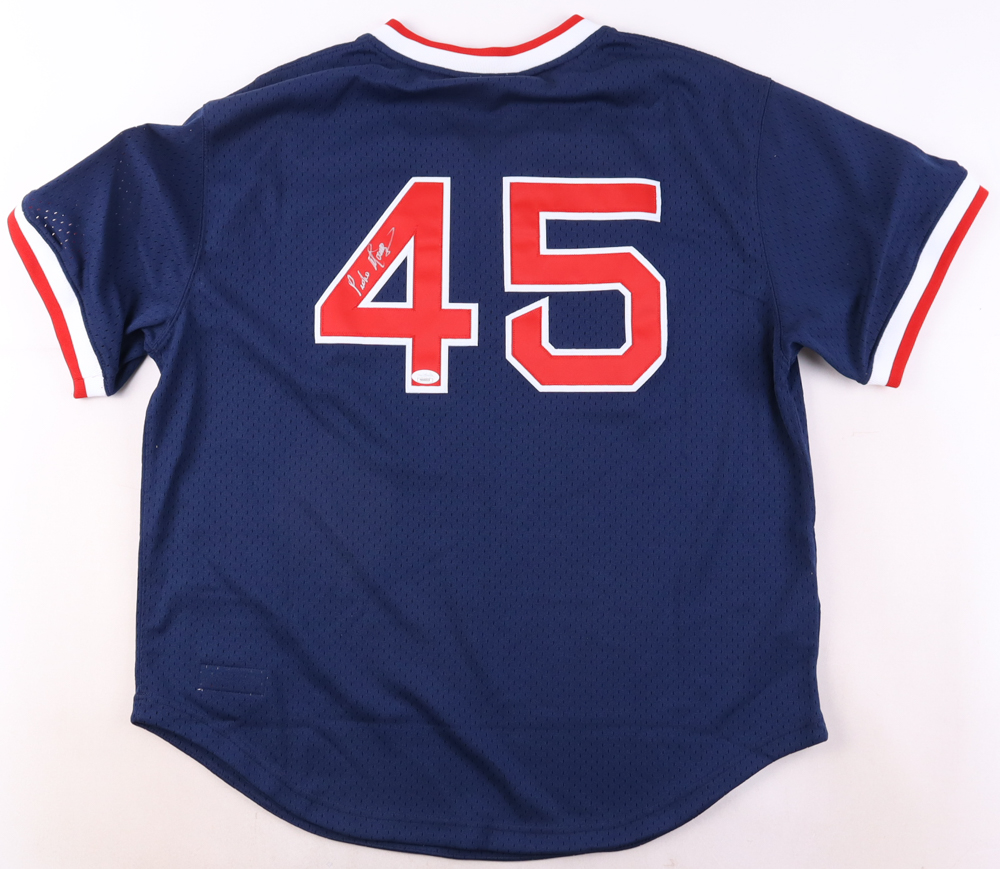 Pedro Martinez Signed Mitchell & Ness Red Sox Jersey (JSA) at PristineAuction.com Pedro Martinez Signed Mitchell & Ness Red Sox Jersey (JSA) at PristineAuction.com