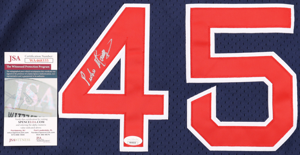 Pedro Martinez Signed Mitchell & Ness Red Sox Jersey (JSA) at PristineAuction.com Pedro Martinez Signed Mitchell & Ness Red Sox Jersey (JSA) at PristineAuction.com