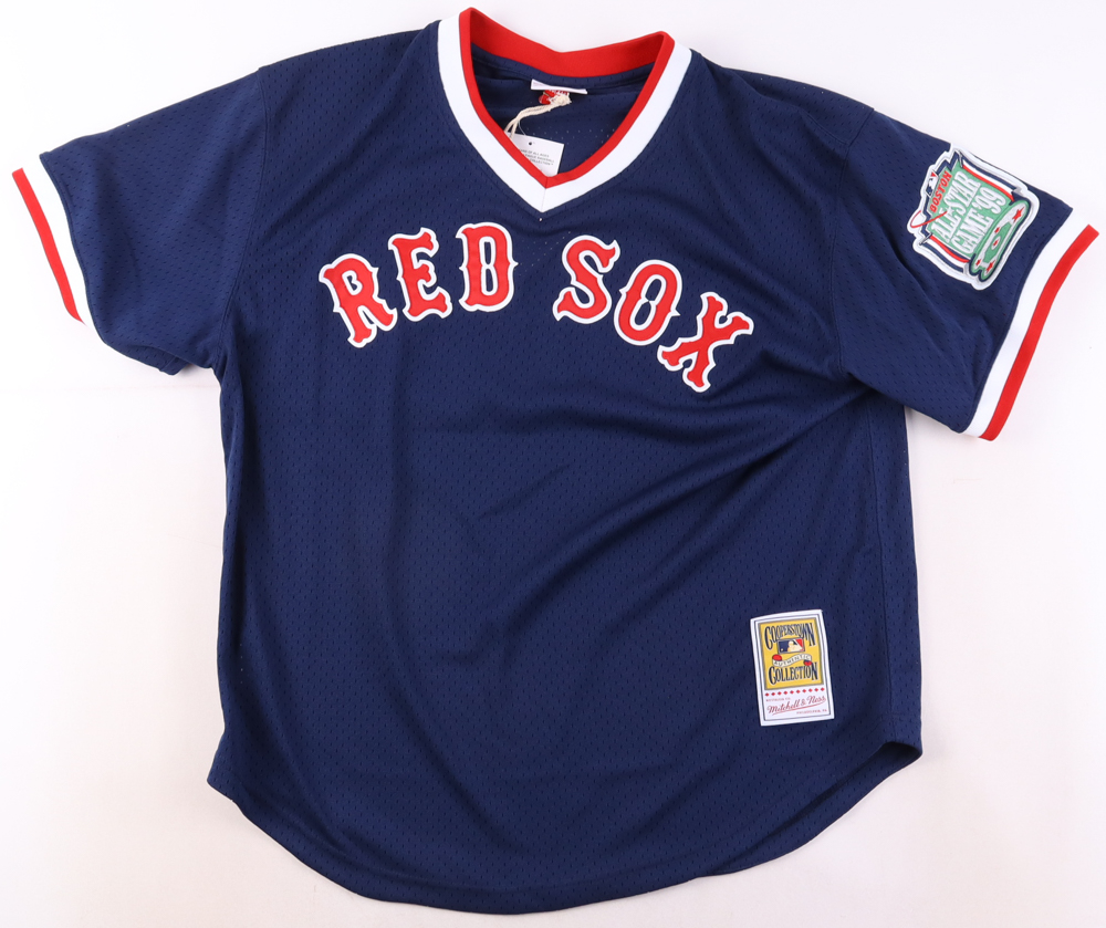 Pedro Martinez Signed Mitchell & Ness Red Sox Jersey (JSA) at PristineAuction.com Pedro Martinez Signed Mitchell & Ness Red Sox Jersey (JSA) at PristineAuction.com