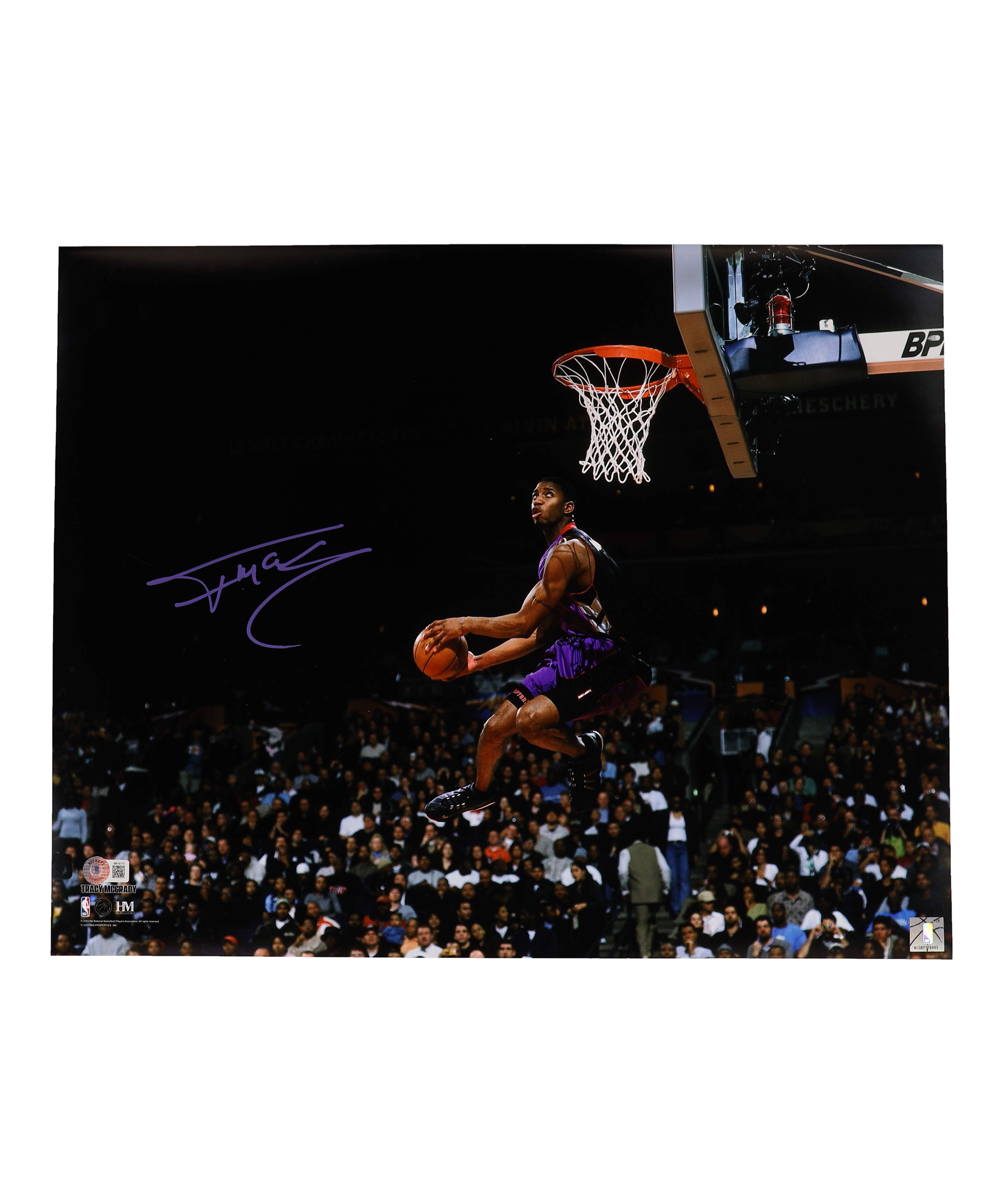 Tracy McGrady Signed Raptors 16x20 Photo (Beckett) at PristineAuction.com Tracy McGrady Signed Raptors 16x20 Photo (Beckett) at PristineAuction.com