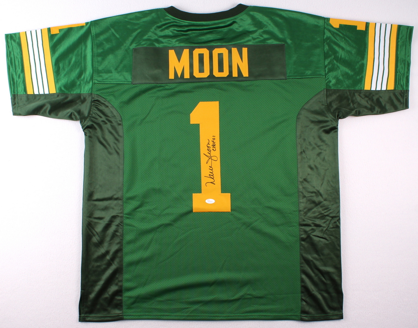 Warren Moon Signed CFL Edmonton Eskimos Jersey Inscribed "CHOF 01" (JSA COA) at PristineAuction.com Warren Moon Signed CFL Edmonton Eskimos Jersey Inscribed "CHOF 01" (JSA COA) at PristineAuction.com