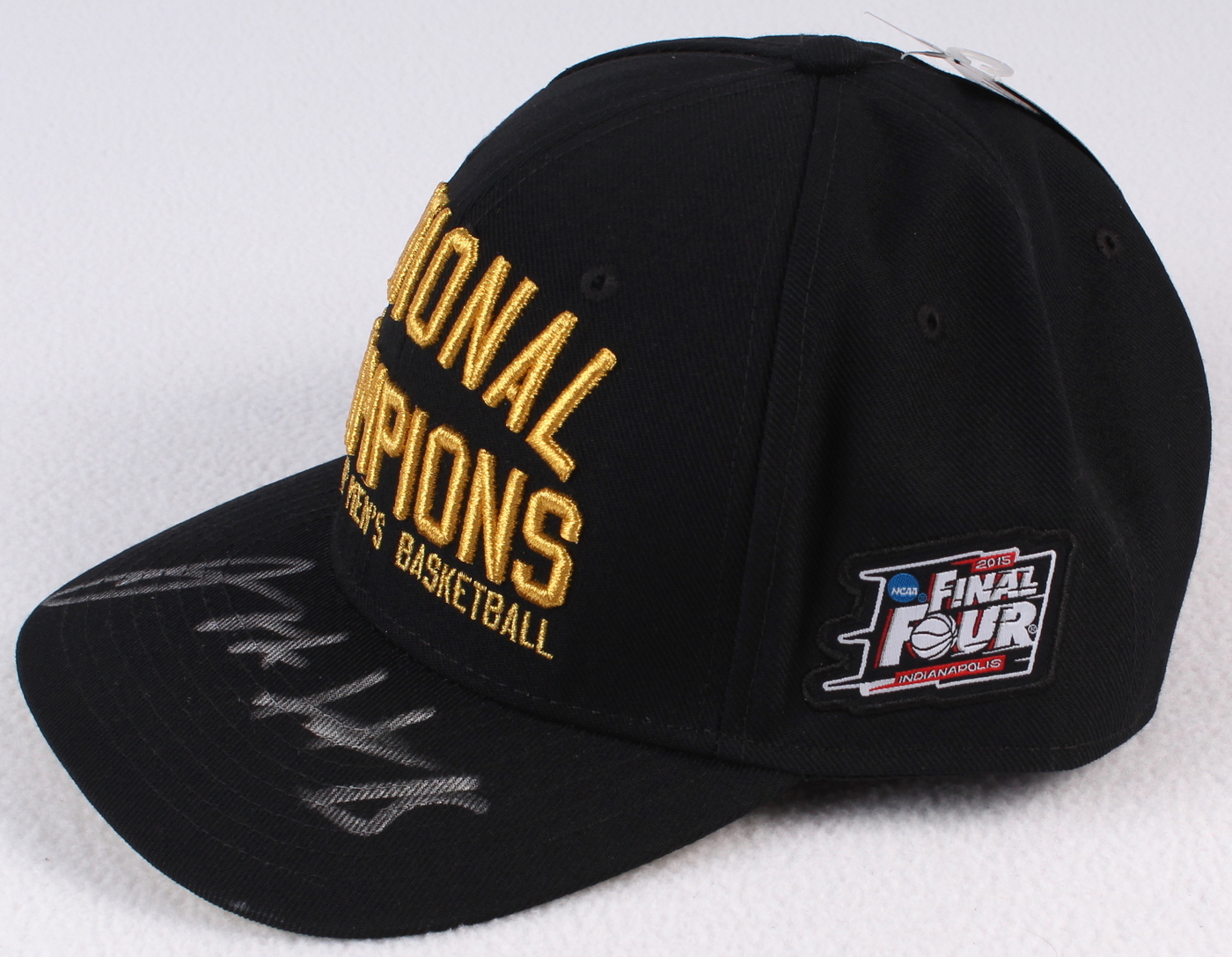 Jahlil Okafor Signed Duke 2015 NCAA National Champions Locker Room Hat (Schwartz COA) at PristineAuction.com Jahlil Okafor Signed Duke 2015 NCAA National Champions Locker Room Hat (Schwartz COA) at PristineAuction.com