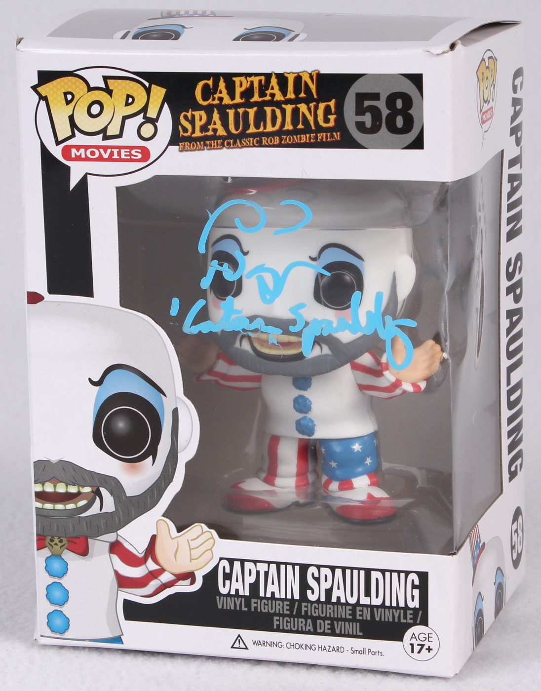 Sid Haig Signed "Captain Spaulding" Funko Pop Vinyl Figure Inscribed "Captain Spaulding" (Legends COA) at PristineAuction.com Sid Haig Signed "Captain Spaulding" Funko Pop Vinyl Figure Inscribed "Captain Spaulding" (Legends COA) at PristineAuction.com