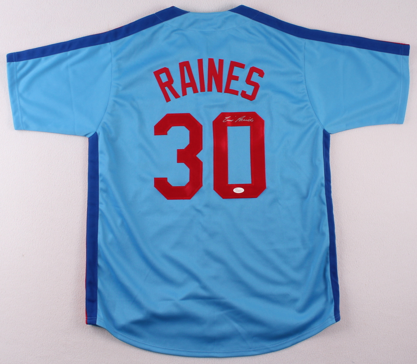 Tim Raines Signed Expos Jersey (JSA COA) at PristineAuction.com Tim Raines Signed Expos Jersey (JSA COA) at PristineAuction.com