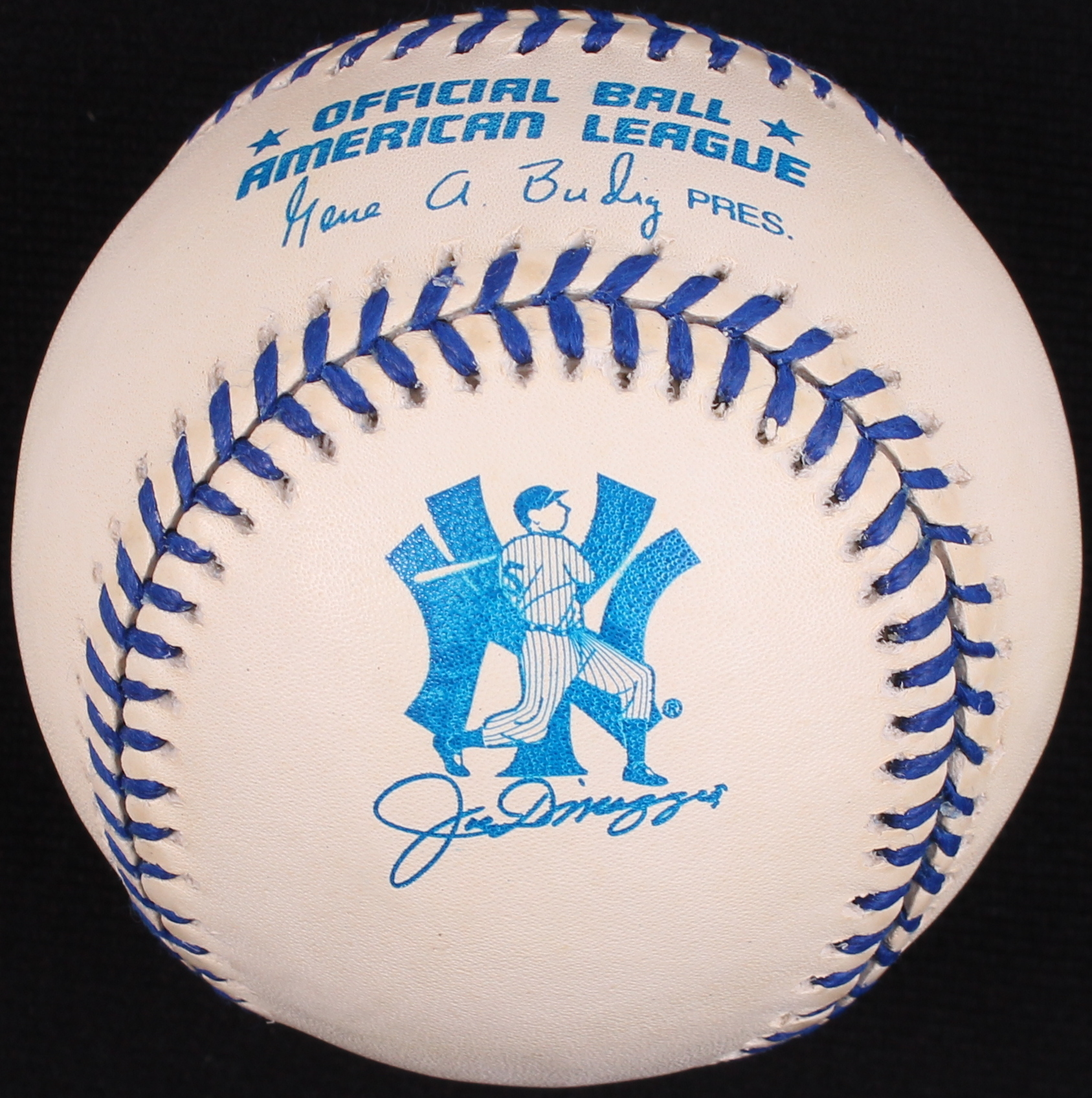 Joe DiMaggio New York Yankees Commemorative OAL Baseball at PristineAuction.com Joe DiMaggio New York Yankees Commemorative OAL Baseball at PristineAuction.com