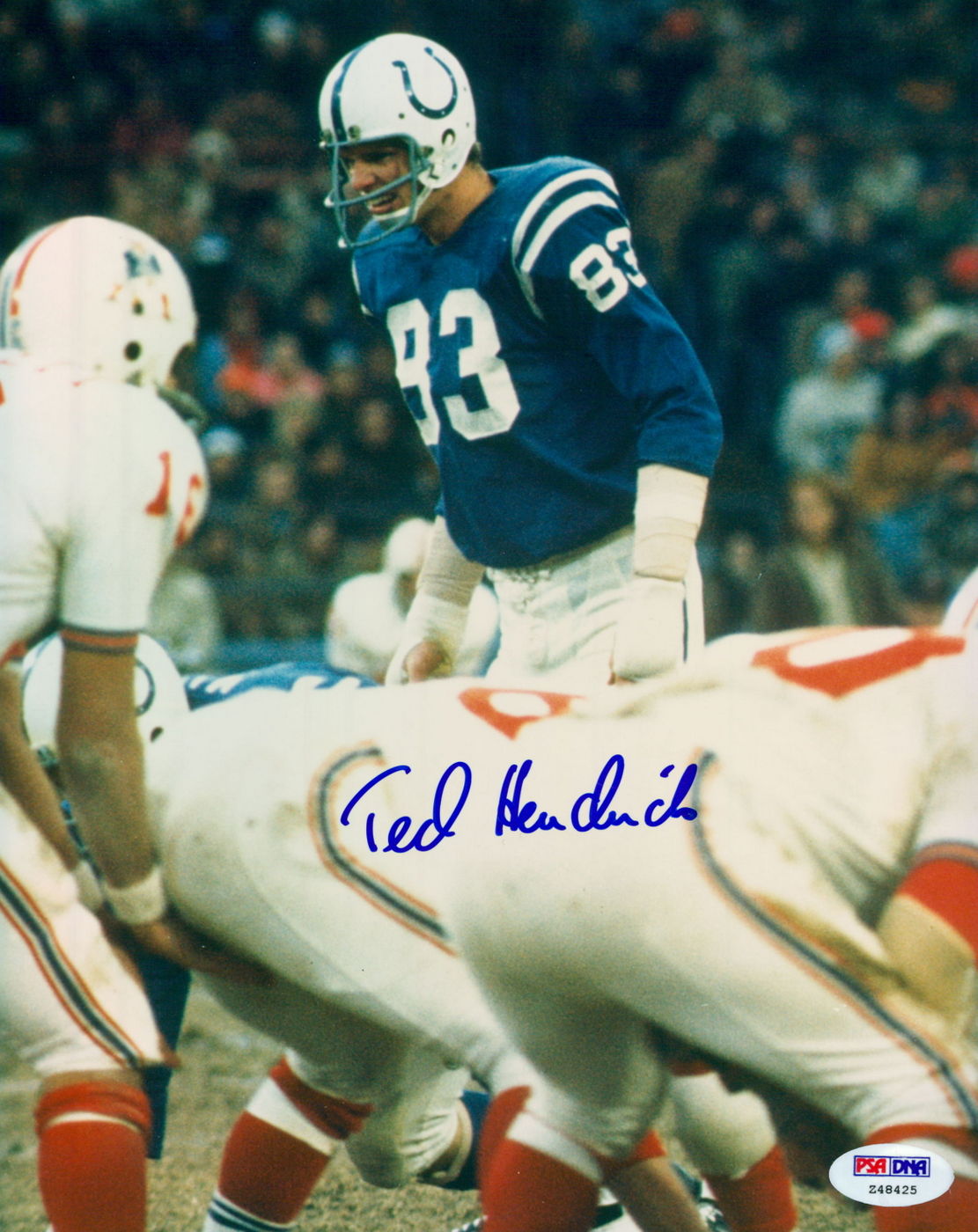 Ted Hendricks Signed Colts 8x10 Photo (PSA COA) at PristineAuction.com Ted Hendricks Signed Colts 8x10 Photo (PSA COA) at PristineAuction.com