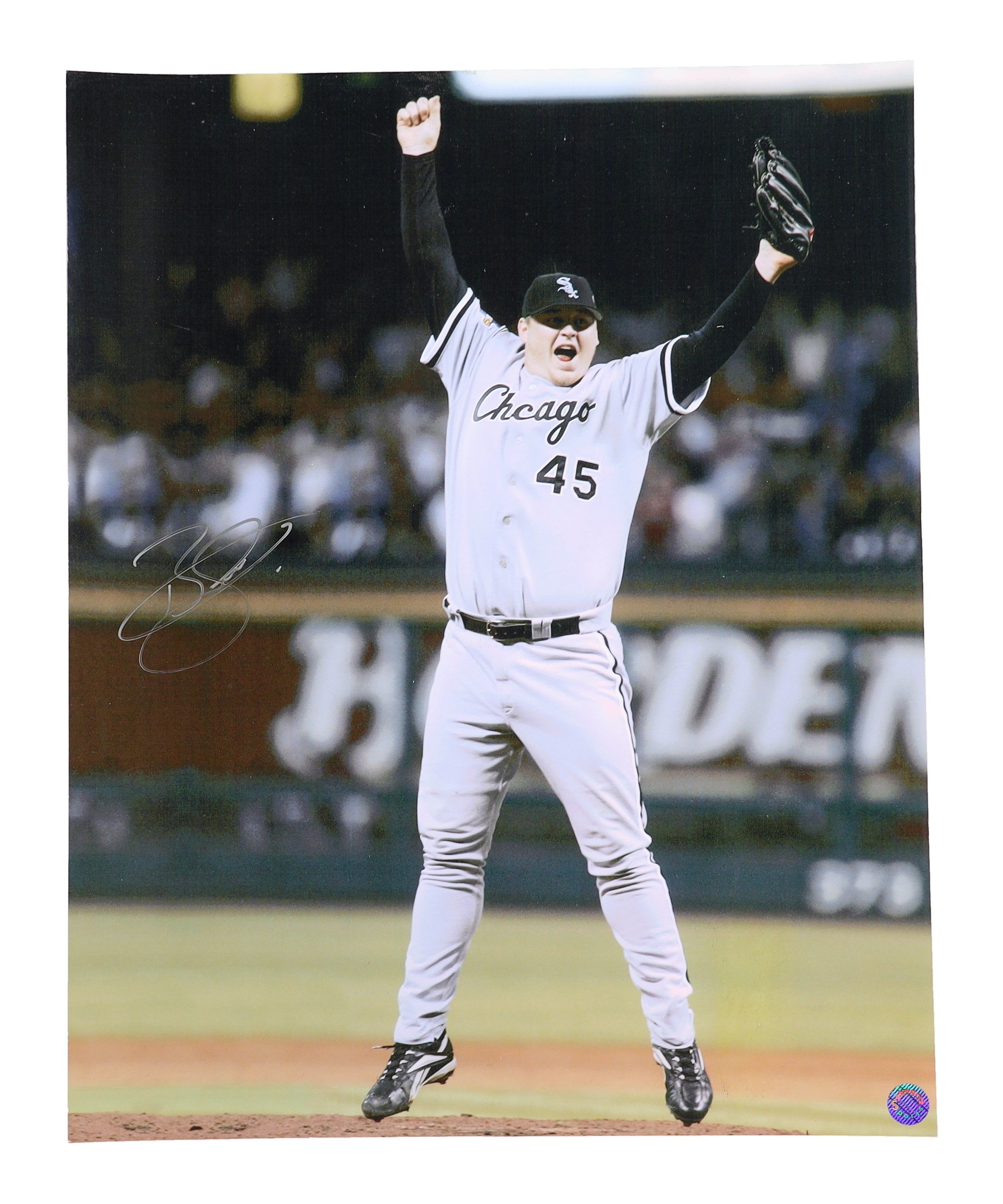 Bobby Jenks Signed White Sox 16x20 Photo (Schwartz) at PristineAuction.com Bobby Jenks Signed White Sox 16x20 Photo (Schwartz) at PristineAuction.com