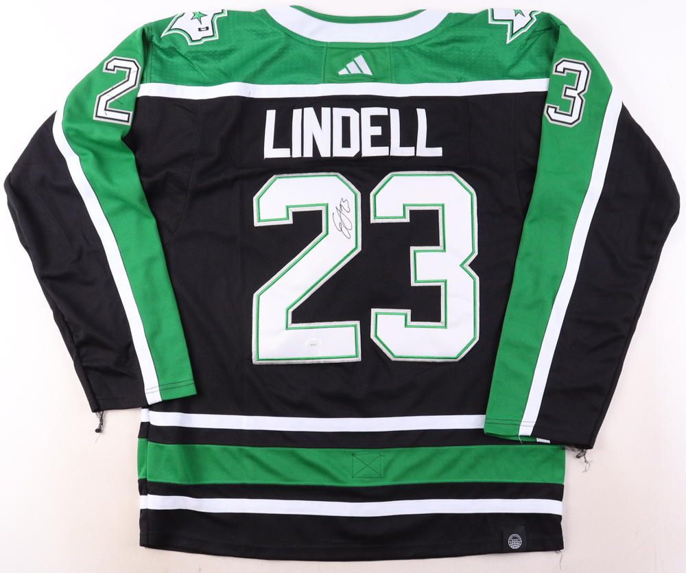 Esa Lindell Signed Jersey (JSA) at PristineAuction.com Esa Lindell Signed Jersey (JSA) at PristineAuction.com