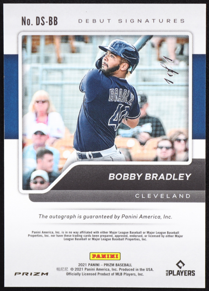 Bobby Bradley 2021 Panini Prizm Debut Signatures Prizms Mosaic #DSBB #1/1 at PristineAuction.com Bobby Bradley 2021 Panini Prizm Debut Signatures Prizms Mosaic #DSBB #1/1 at PristineAuction.com