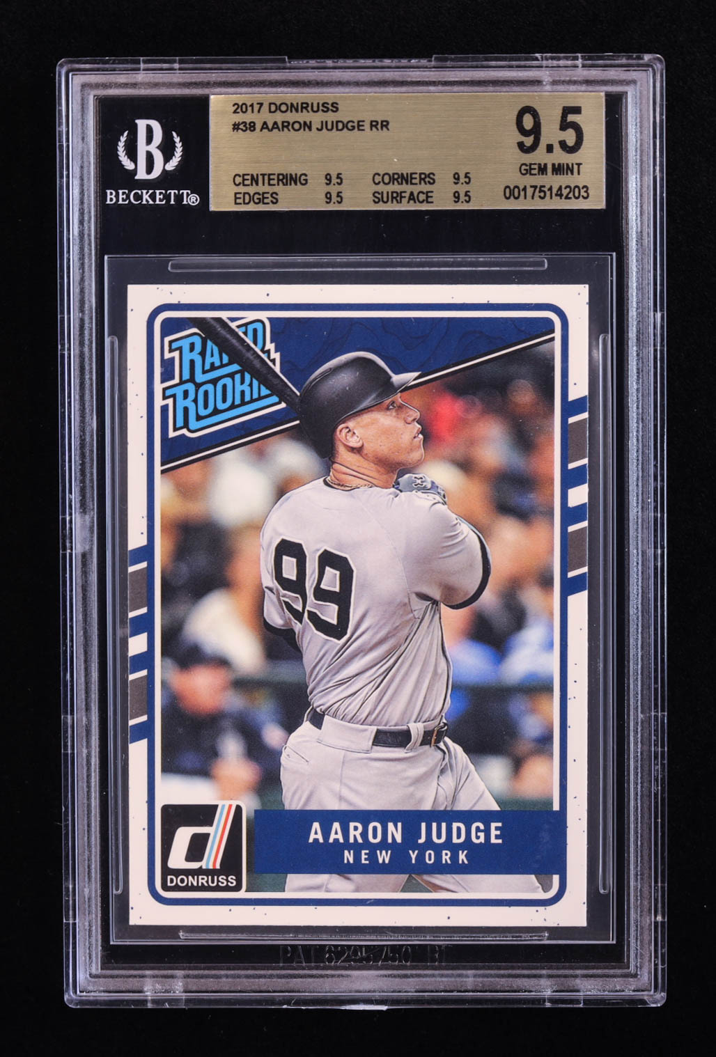 Aaron Judge 2017 Donruss Optic RR #38 RC (BGS 9.5) at PristineAuction.com Aaron Judge 2017 Donruss Optic RR #38 RC (BGS 9.5) at PristineAuction.com