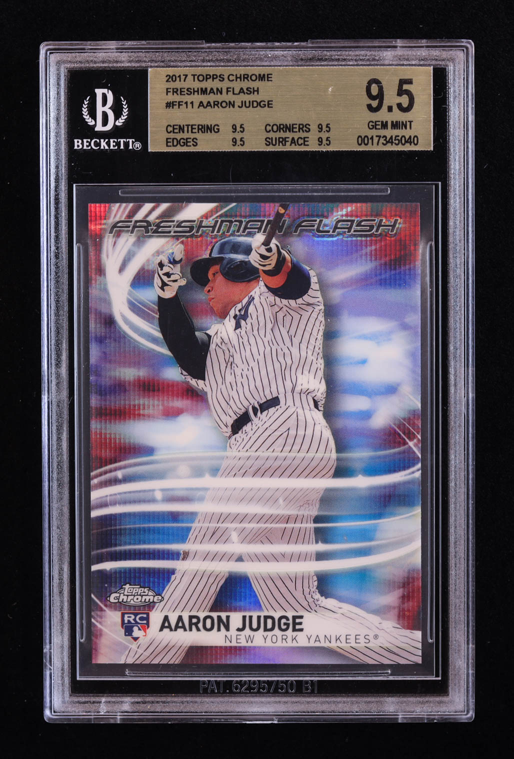 Aaron Judge 2017 Topps Chrome Freshman Flash #FF11 (BGS 9.5) at PristineAuction.com Aaron Judge 2017 Topps Chrome Freshman Flash #FF11 (BGS 9.5) at PristineAuction.com