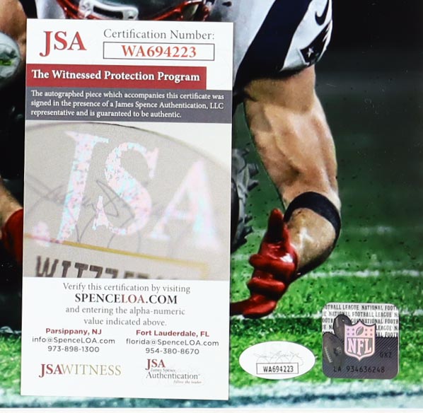 Julian Edelman Signed Patriots 11x14 Photo (JSA) at PristineAuction.com Julian Edelman Signed Patriots 11x14 Photo (JSA) at PristineAuction.com