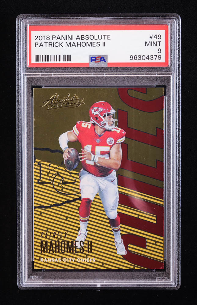 Patrick Mahomes II 2018 Panini Absolute #49 (PSA 9) at PristineAuction.com Patrick Mahomes II 2018 Panini Absolute #49 (PSA 9) at PristineAuction.com