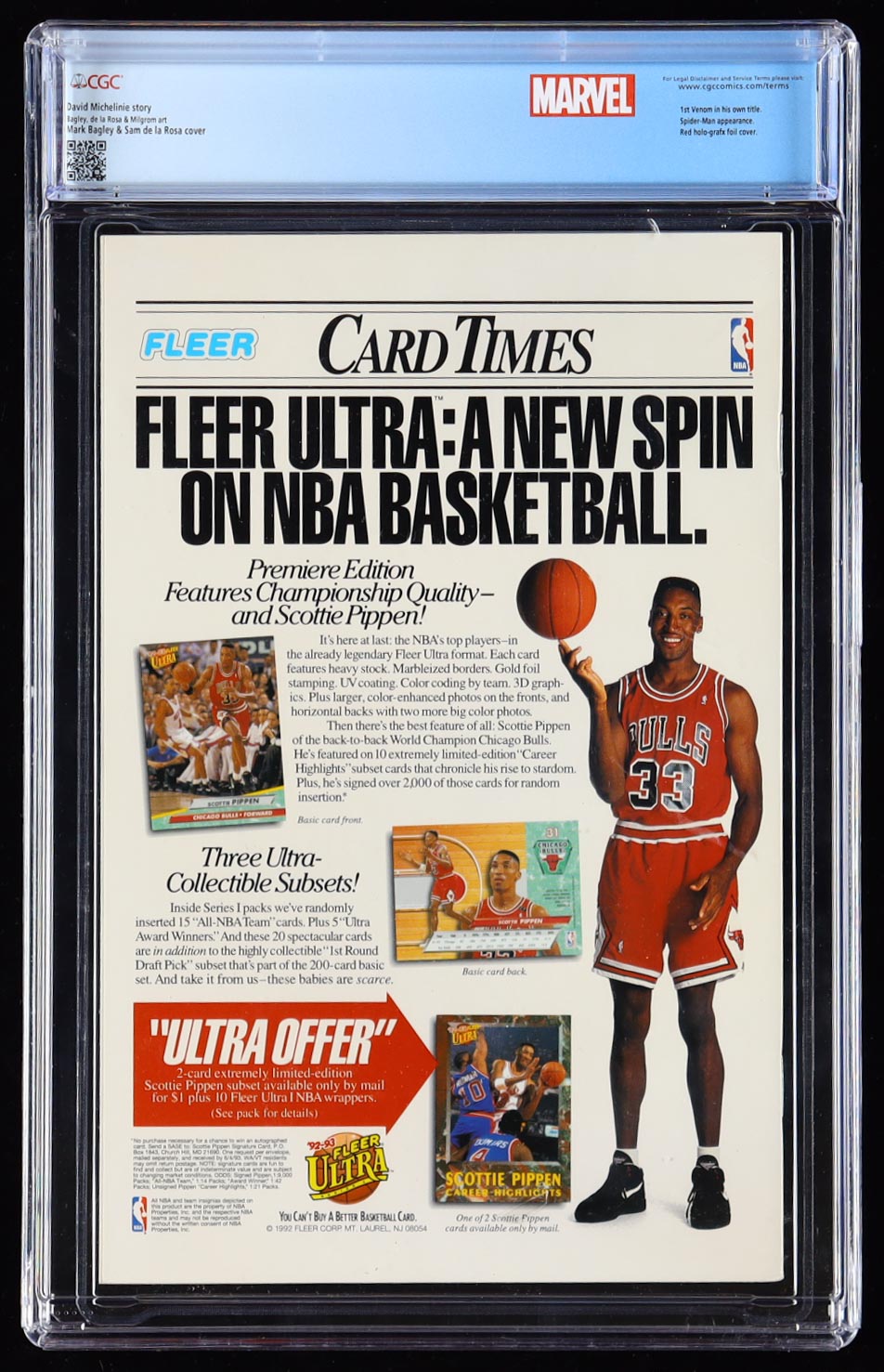 1993 "Venom: Lethal Protector" #1 Red Foil Cover Marvel Comic Book (CGC 8.5) at PristineAuction.com 1993 "Venom: Lethal Protector" #1 Red Foil Cover Marvel Comic Book (CGC 8.5) at PristineAuction.com