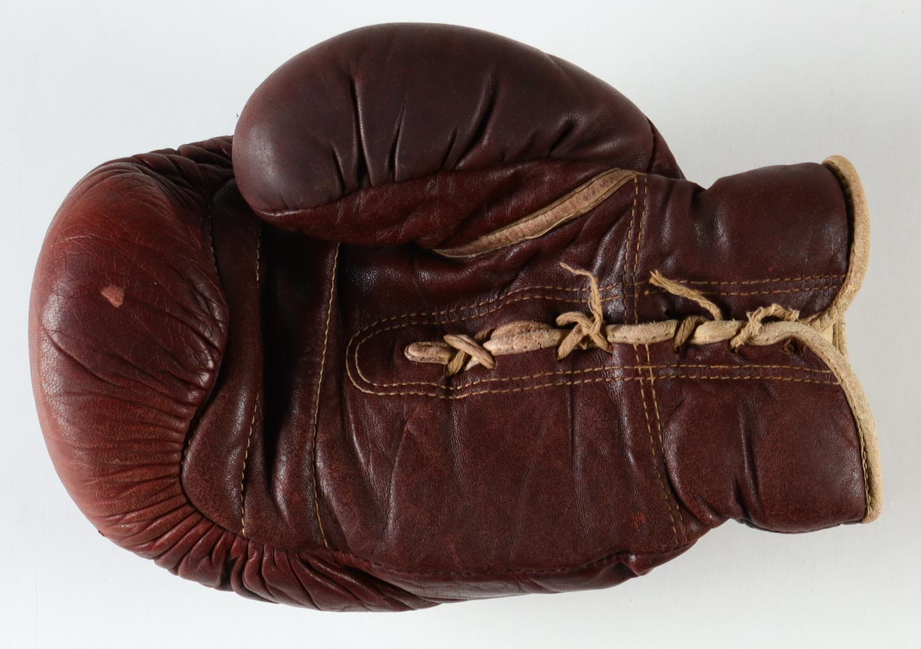 Mike Tyson Signed Rawlings St. Louis Boxing Glove With Wood & Glass Display Case (Tyson) at PristineAuction.com Mike Tyson Signed Rawlings St. Louis Boxing Glove With Wood & Glass Display Case (Tyson) at PristineAuction.com