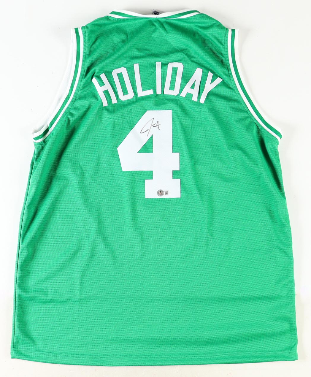 Jrue Holiday Signed Jersey (Beckett) at PristineAuction.com Jrue Holiday Signed Jersey (Beckett) at PristineAuction.com