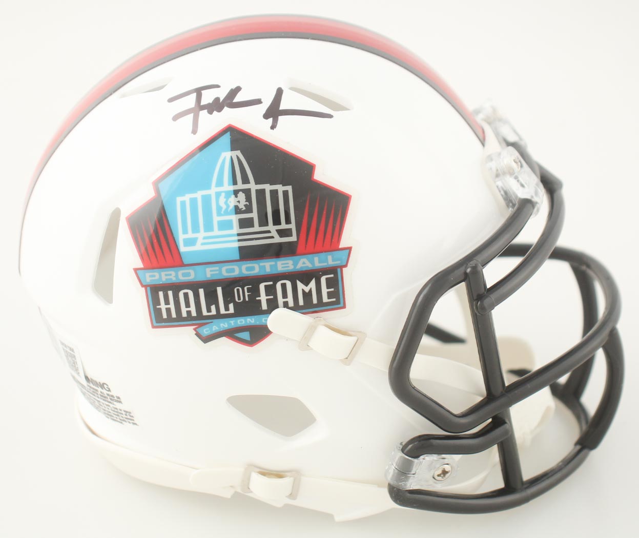 Frank Gore Signed Pro Football Hall of Fame Speed Mini Helmet (Beckett) at PristineAuction.com Frank Gore Signed Pro Football Hall of Fame Speed Mini Helmet (Beckett) at PristineAuction.com