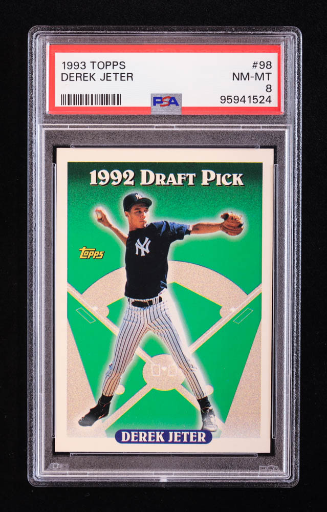 Derek Jeter 1993 Topps #98 RC (PSA 8) at PristineAuction.com Derek Jeter 1993 Topps #98 RC (PSA 8) at PristineAuction.com
