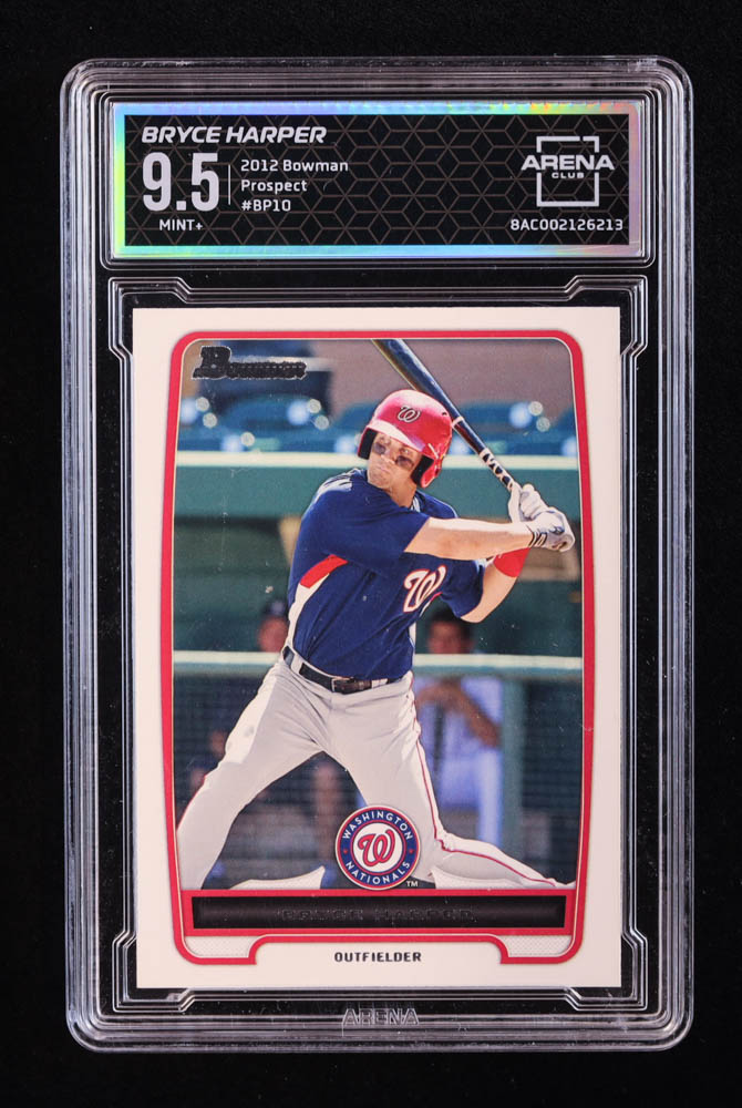 Bryce Harper 2012 Bowman Prospects #BP10 RC (Arena 9.5) at PristineAuction.com Bryce Harper 2012 Bowman Prospects #BP10 RC (Arena 9.5) at PristineAuction.com