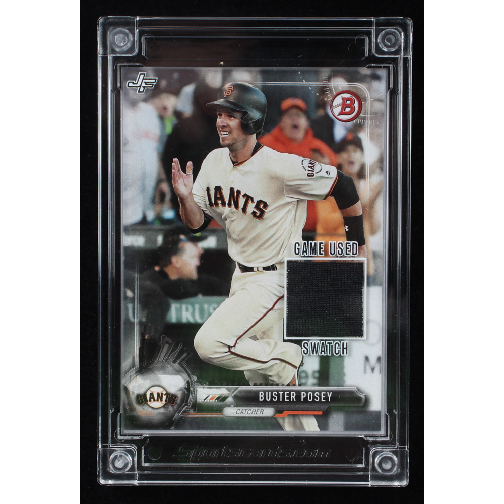 Buster Posey 2022 SportCards.com Jersey Fusion Game Used Swatch #BP17U | Pristine Auction