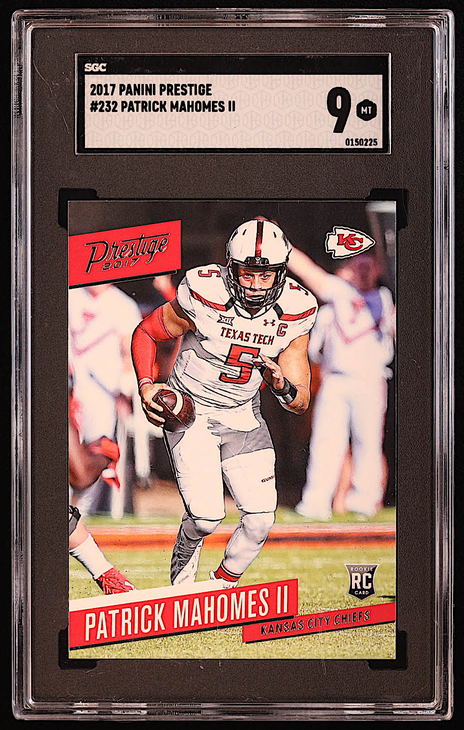 Patrick Mahomes II 2017 Prestige #232 RC (SGC 9) at PristineAuction.com Patrick Mahomes II 2017 Prestige #232 RC (SGC 9) at PristineAuction.com